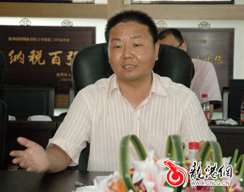 镇长李道骥到城东工业园区调研