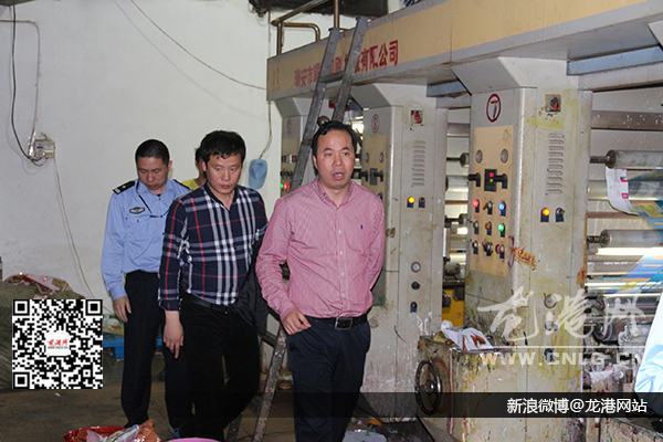 缪维宝带队检查蔡家街工业区和龙港大桥消防安全龙港