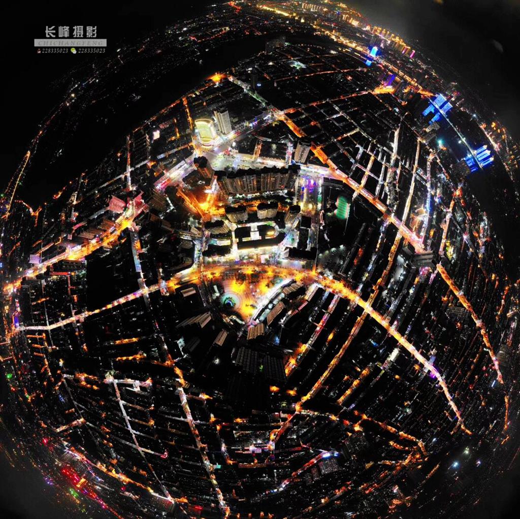 东海明珠一龙港的夜（池长峰/摄）