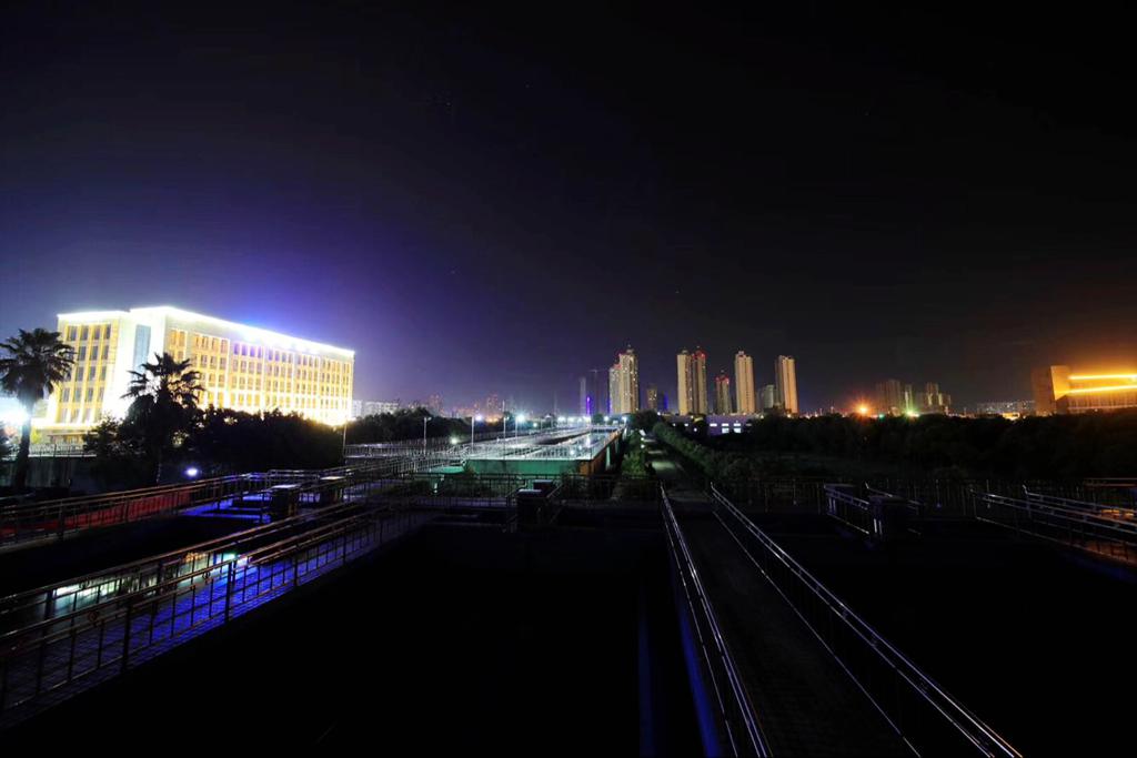 东海明珠一龙港的夜（池长峰/摄）