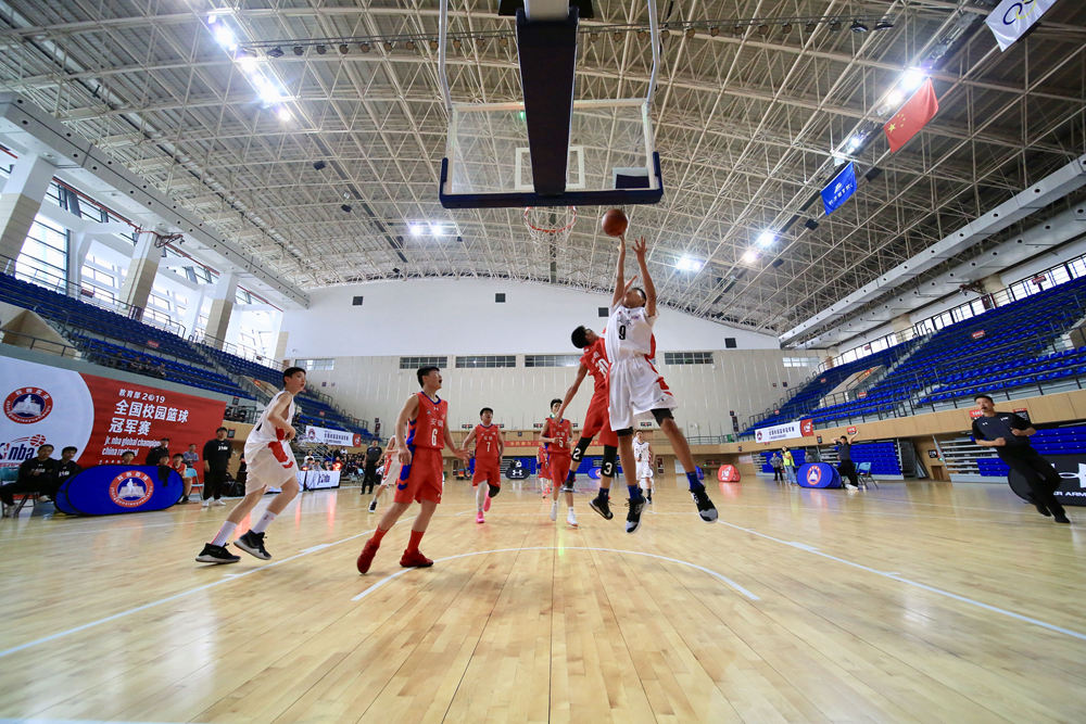 2019全国校园篮球冠军赛大区赛在龙港体育馆比赛高清图集