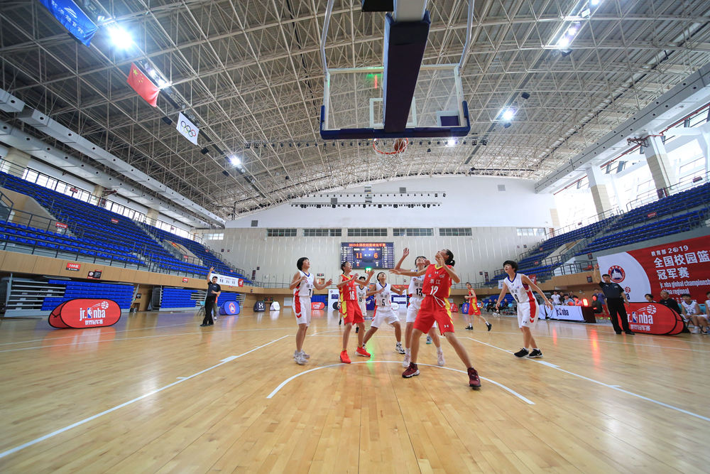 2019全国校园篮球冠军赛大区赛在龙港体育馆比赛高清图集