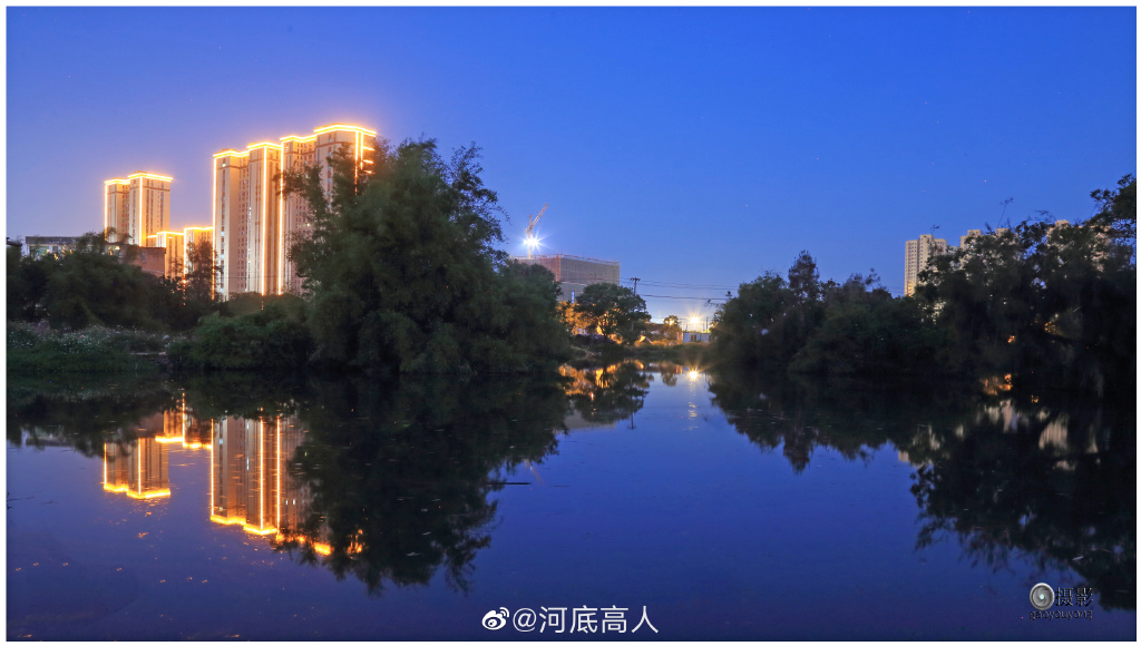 龙港下涝村的黄昏色彩 转自：新浪微博 河底高人