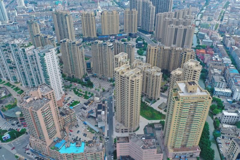 高楼林立的龙港 摄影：池长峰