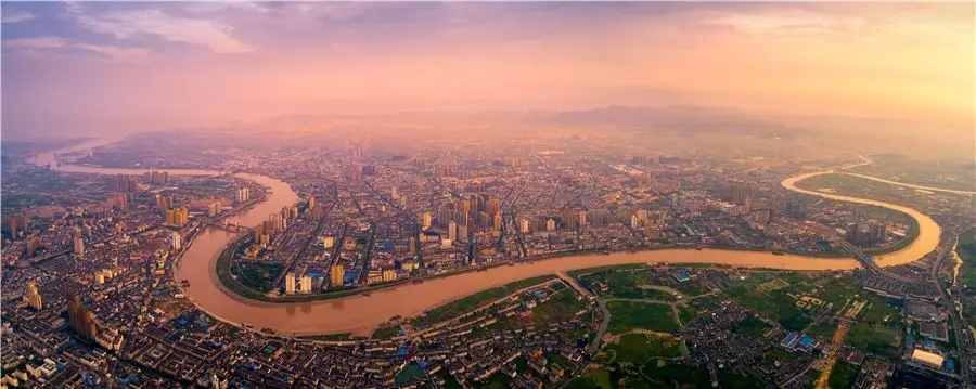 龙港全景图 胡立雷 摄