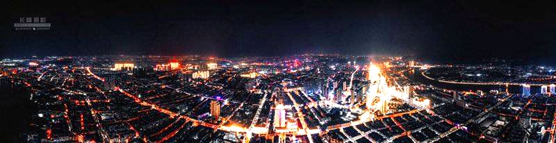 龙港大道城市夜景图集 摄影：池长峰