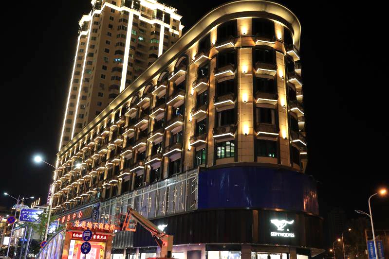 龙港大道城市夜景图集 摄影：池长峰