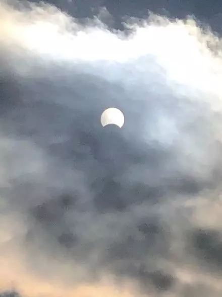 青柠味的早安:拍到了。大家不要直视,眼睛受不了,我感觉我要瞎了