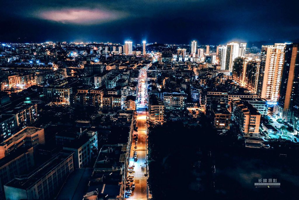 从未见 龙港如此安静美丽   摄影：池长峰