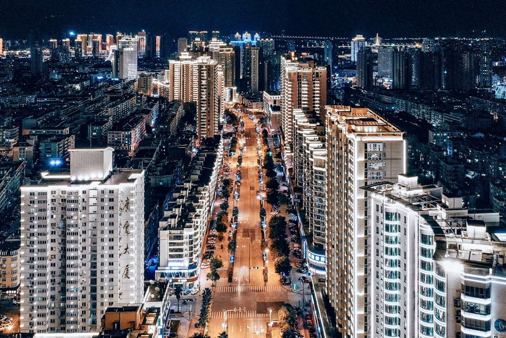 从未见 龙港如此安静美丽   摄影：池长峰