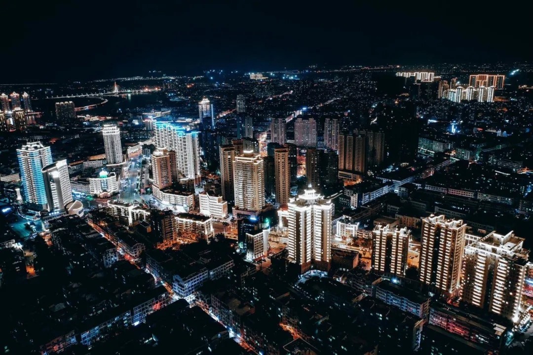 龙港夜景