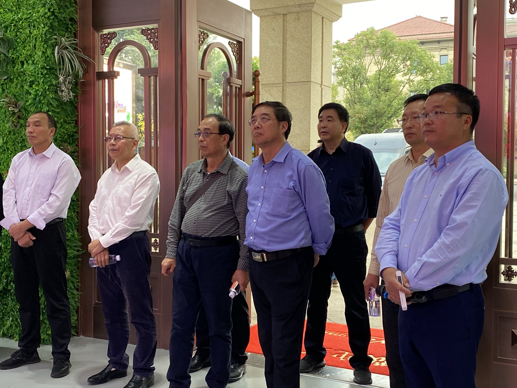 陕西省商洛市政协来龙港考察