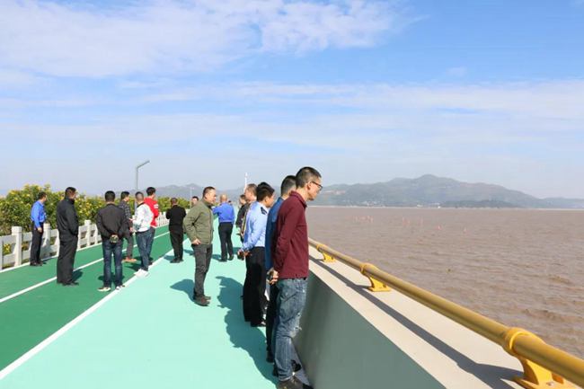 龙港新城堤外非法占用滩涂养殖清理整治专项行动正式启动