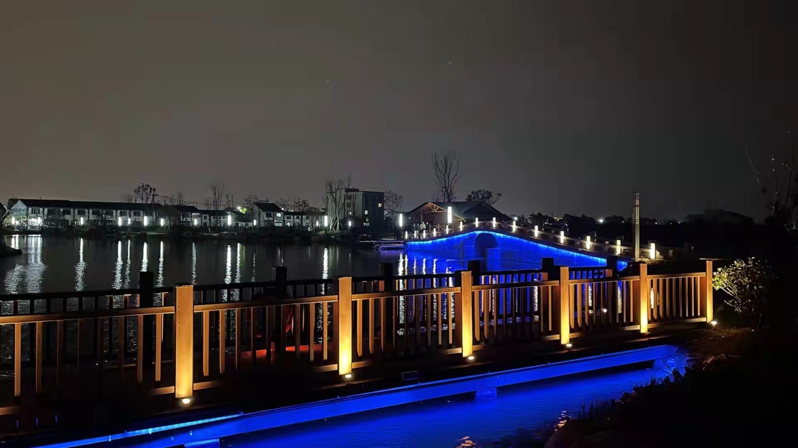 夜游江南水乡——龙港孙店村