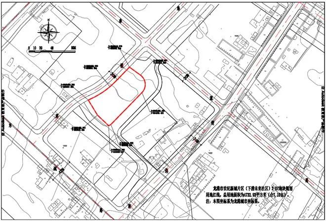 龙港市下捞未来社区宗教综合体规划选址地块红线