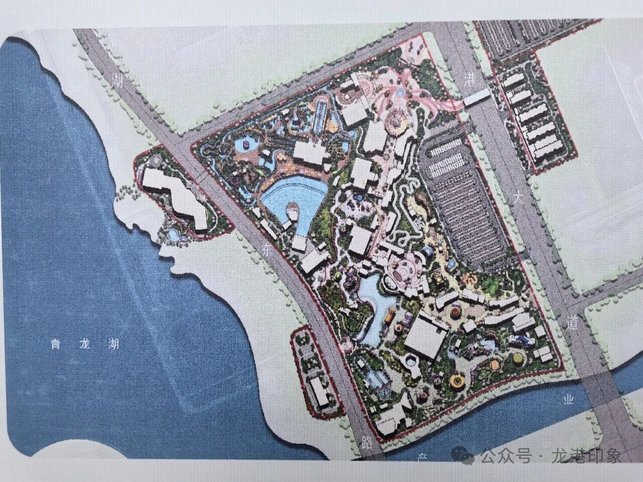 龙港方特乐意示意图和拟布局