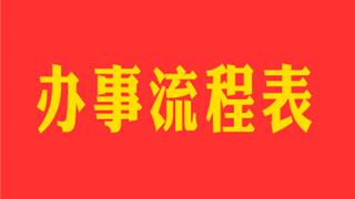 龙港镇社区便民服务中心常办事项流程表
