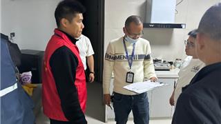 龙港市新城联合党委开展出租房消防安全专项检查