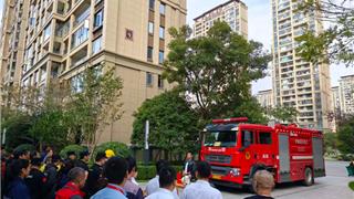 龙港新城联合党委开展消防演练活动