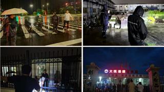 龙港新城全力迎战台风“丹娜丝”