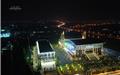 夜幕下的龙港体育馆 摄影：池长峰