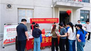 “文明+安全”龙港新城宣传有实招