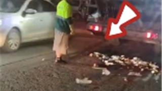 曝光：龙港一处地上倒满垃圾，“臭死了“你扫吗？