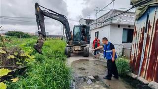 刘店社区高效抢险通堵点 应急排水护民生