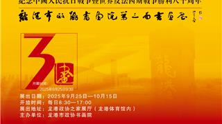 展讯 | 龙港体育馆这将有一场书画展