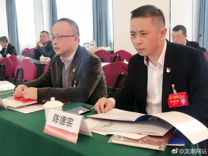 2019苍南两会龙港代表团举行全体会议推选陈为来为团长李孝取陈显宏为
