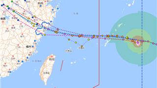 强台风“白海豚”，预计7日移入东海，预计路径直指温州！