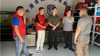 关爱一线救援，传递慈善温度｜龙港市慈善总会走访慰问救援慈善义工队